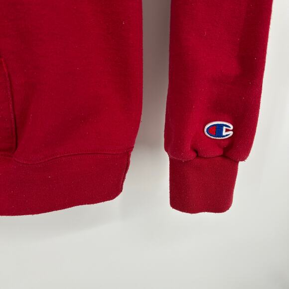 Men's Red Champion Viterbro University Hawks Hoodie Sweatshirt Size Medium - Picture 4 of 6